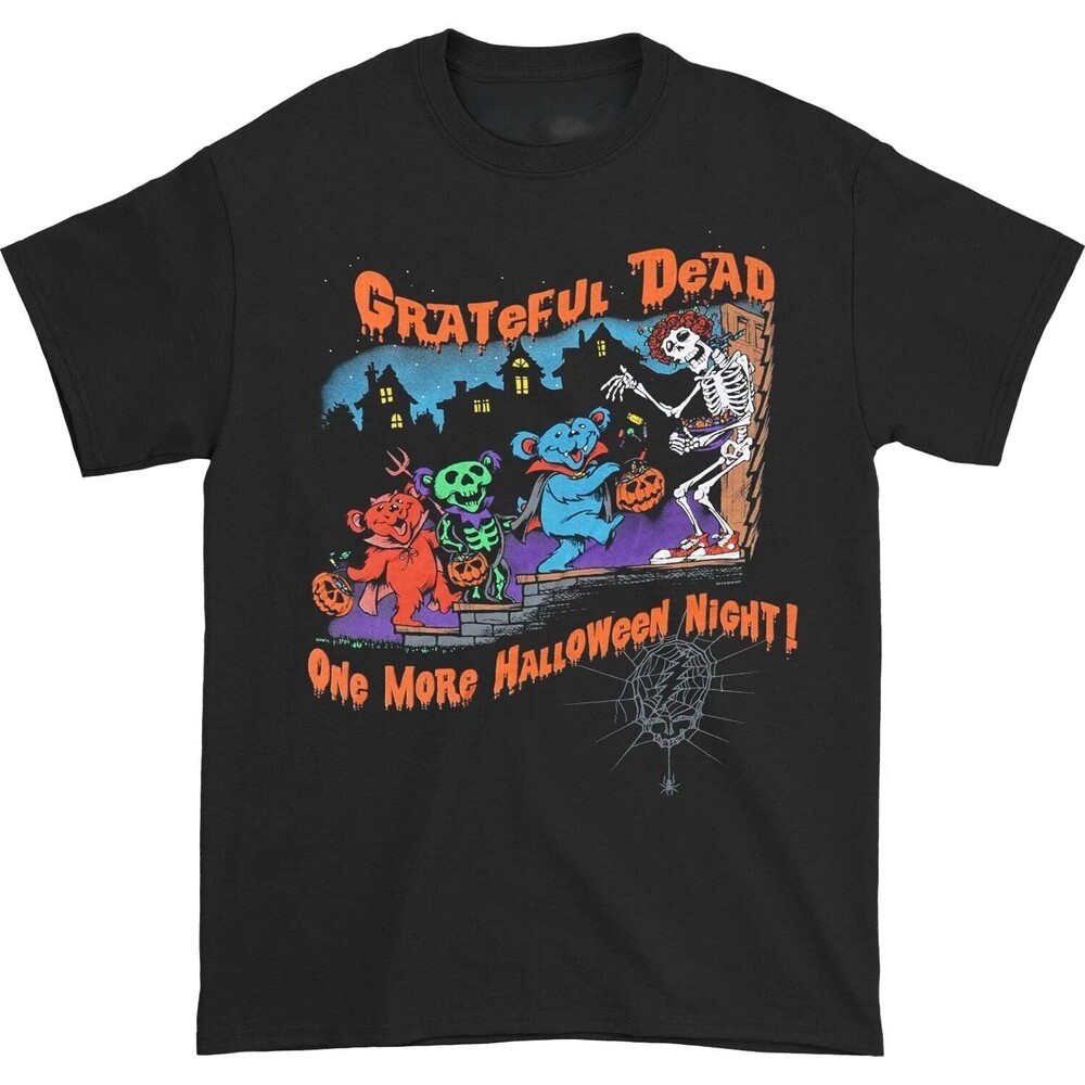 Men_s Grateful Dead Halloween Night T-shirt Medium Black